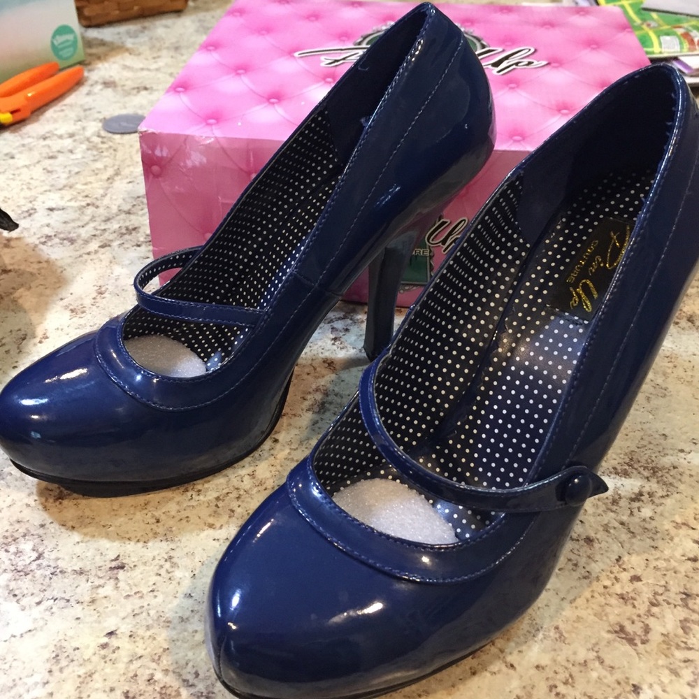 PUG Mary Jane Pinup Heels